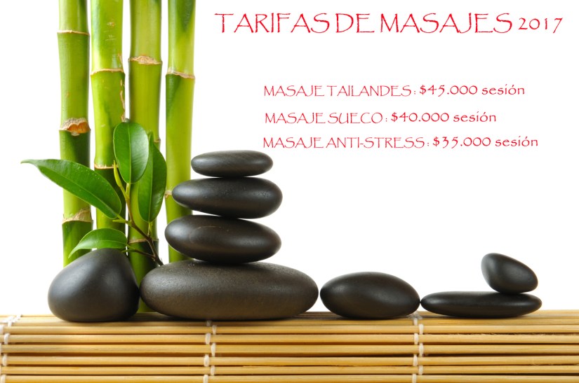 TARIFAS MASAJES
